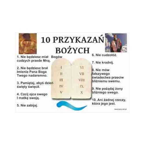 10 Przykazań Bożych