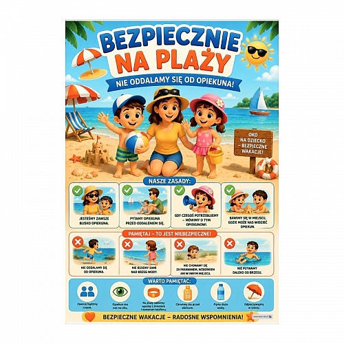 4160 Bezpiecznie na plaży
