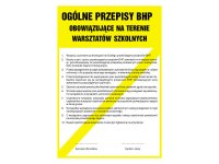 BHP obowiązujące na terenia warsztatów szkolnych
