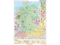 Kraje niemieckojęzyczne - mapa polityczna 120x160cm