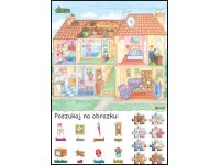 Poszukaj na obrazku - Dom - plansza