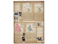 Powstania śląskie - mapa 160x120 cm