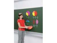 Ułamkowe koła 20 cm - magnetyczne