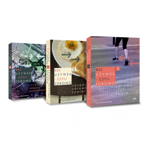 “Bez używek - czyli zdrowo”  pakiet 3 filmów profilaktycznych