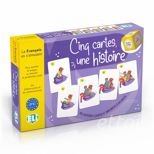 Cinq cartes, une histoire: francuski, gra językowa w "storytelling"
