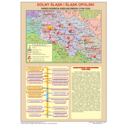 HISTORIA ŚLĄSKA (mapy ścienne – format A1 kalendarium + najważniejsze wydarzenia z historii Śląska)