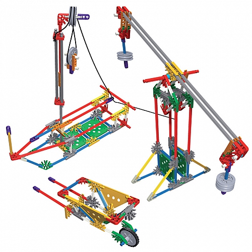 Klocki K'NEX  Dzwignie i koła pasowe