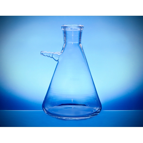 Kolba próżniowa ze szklanym króćcem poj. 00100ml - 5 szt.