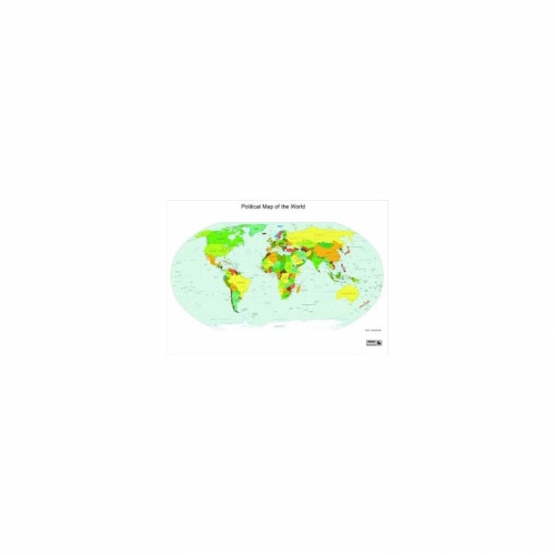 485 Mapa polityczna świata (angielski)