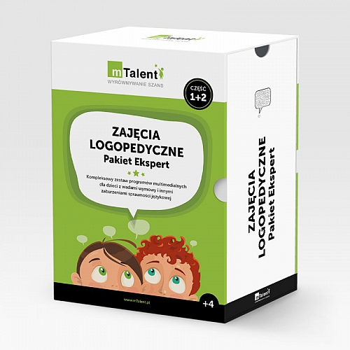 mTalent ZAJĘCIA LOGOPEDYCZNE -pakiet EKSPERT