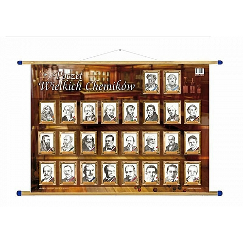 Poczet wielkich chemików 160cm x 120cm WDS