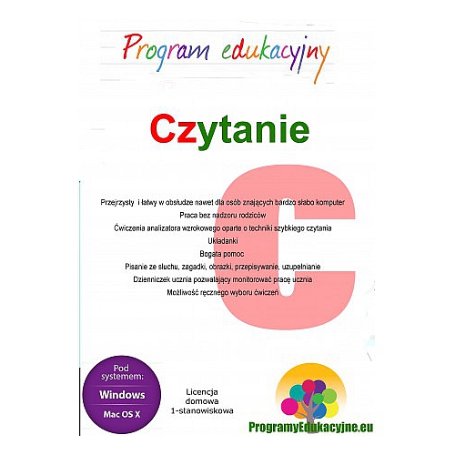 Program do nauki czytania: Czytanie na 1 stanowisko dla placówek