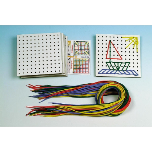 Przewlekanka - duży zestaw (10 plansz, 40 sznureczków)