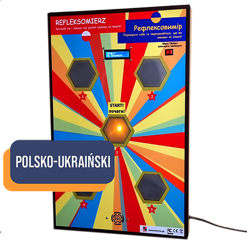 Refleksomierz - trenażer sprawności POLSKO-UKRAIŃSKI