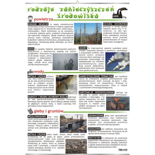 Rodzaje zanieczyszczeń środowiska