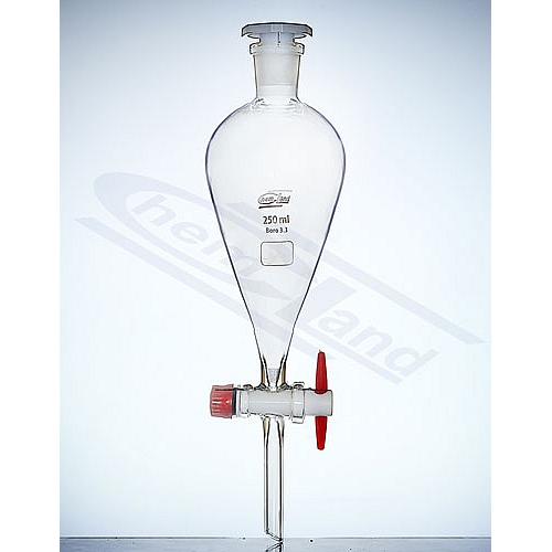 Rozdzielacz stożkowy Squiba kran teflon 0250ml