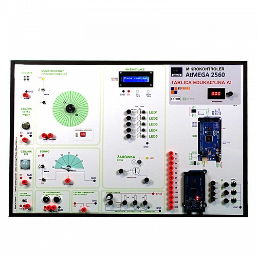 Tablica Edukacyjna MIKROKONTROLER AtMega 2560 A1 Arduino