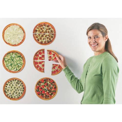 Ułamkowa pizza - magnetyczna do demonstracji