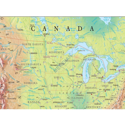 United States of America physical 200x150 cm