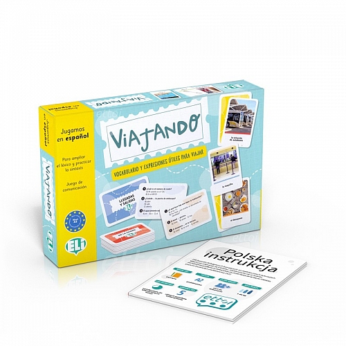 Viajando: gra językowa: hiszpański w podróży i turystyce: dworzec, lotnisko, hotel, restauracja, miasto