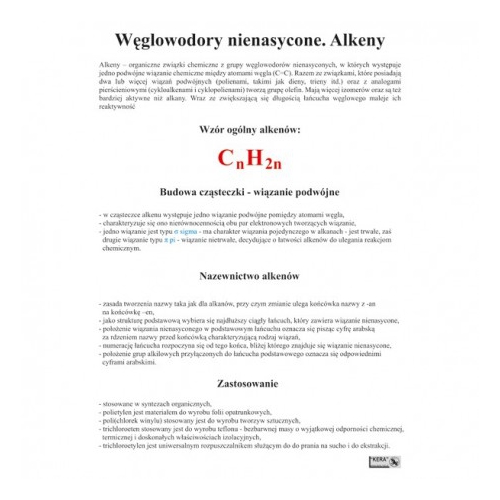 Węglowodory nienasycone. Alkeny