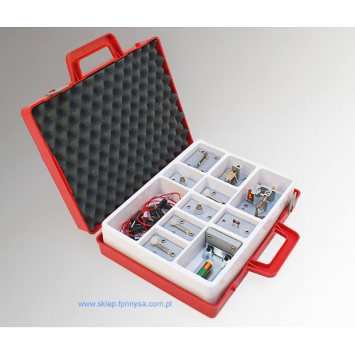Zestaw elementów do montażu z elektrotechniki