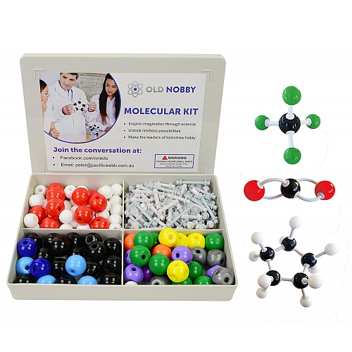 Zestaw modelowy Chemii Organicznej,modele chemiczne (239 sztuk)
