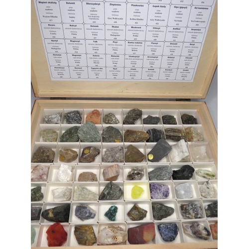Zestaw – skały i minerały 56 okazów