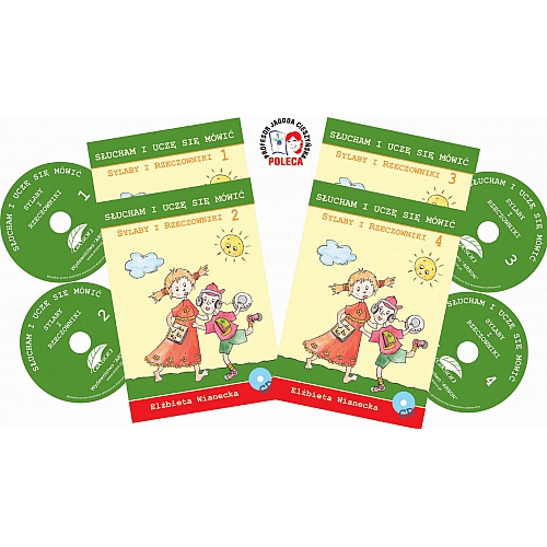 Zestaw Sylaby i rzeczowniki (cz.1,2,3,4)