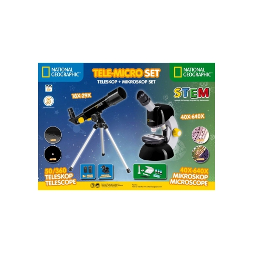 Zestaw teleskop i mikroskop National Geographic