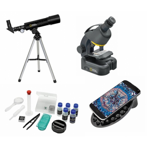 Zestaw teleskop AR 50/360 AZ – mikroskop 40x-640x National Geogrpahic