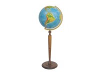 Globus śr. 320 fizyczny z wysoką drewnianią stopką