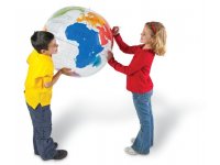 Globus z kontynentami - piłka 69 cm