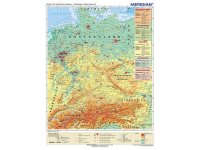 Kraje niemieckojęzyczne - mapa fizyczna 120x160cm