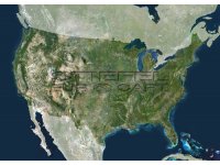 USA - mapa satelitarna