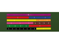 Ułamkowe listwy - magnetyczne - wąskie 4,5 cm