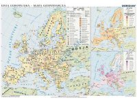 Unia Europejska - mapa gospodarcza 200x150 cm