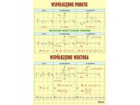Współrzędne punktu i wektora - plansza