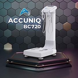Accuniq BC720, analizator składu ciała (waga z analizatorem składu ciała) z oprogramowaniem, Selvas Healthcare