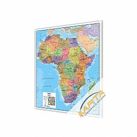 Afryka Polityczna 98x118cm. Mapa do wpinania