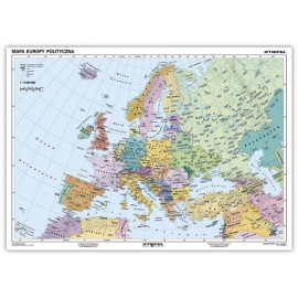 Europa - mapa fizyczna/polityczna