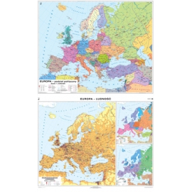 Europa. Mapa polityczna/Rozmieszczenie ludności