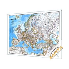 Europa Polityczna 118x92 cm. Mapa magnetyczna.