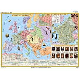 Europa w latach 1789-95 / Francja w okresie rewolucji 200 x 150 cm