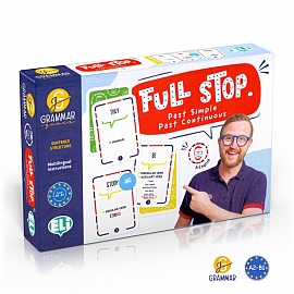 Full Stop! gra językowa: budowa zdań w języku angielskim: Past Simple & Past Continuous