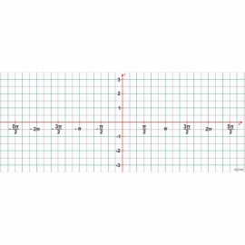 518 Funkcja trygonometryczna - układ współrzędnych 170 x 70 cm