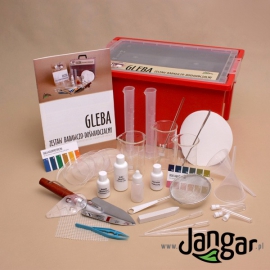 GLEBA – zestaw doświadczalny z wyposażeniem laboratoryjnym i kartami pracy