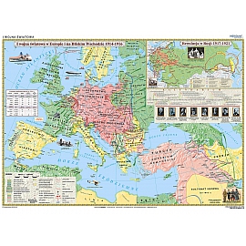 I Wojna Światowa 1914-16 - mapa ścienna 200 x 150 cm