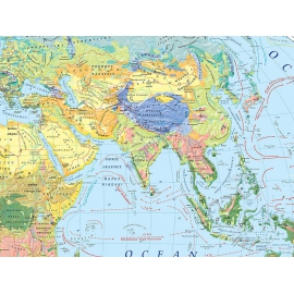Mapa krajobrazowa świata 200x150 cm
