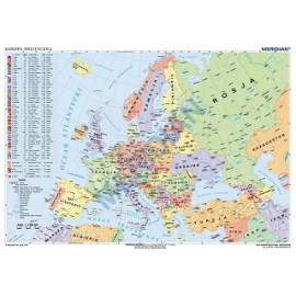 Mapa polityczna Europy 200x150 cm
